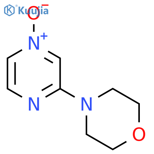 Morpholine, 4-(4-oxidopyrazinyl)- structure