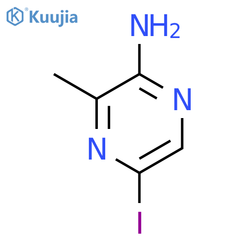 5-Iodo-3-methylpyrazin-2-amine structure