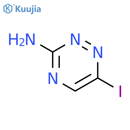 6-Iodo-1,2,4-triazin-3-amine structure