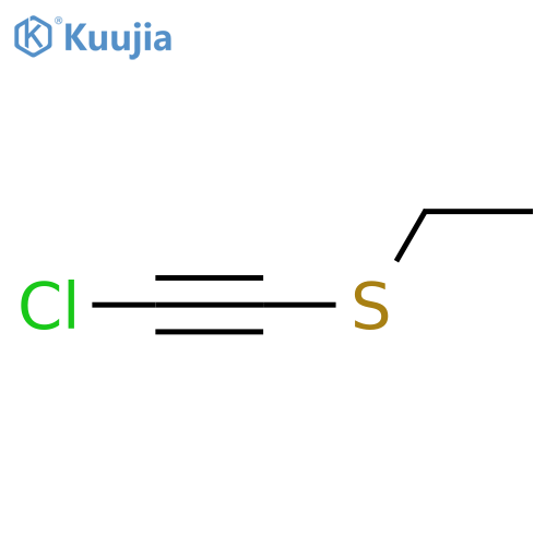 Ethyne, chloro(ethylthio)- structure