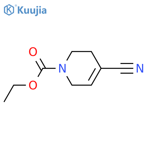 1(2H)-Pyridinecarboxylic acid, 4-cyano-3,6-dihydro-, ethyl ester structure
