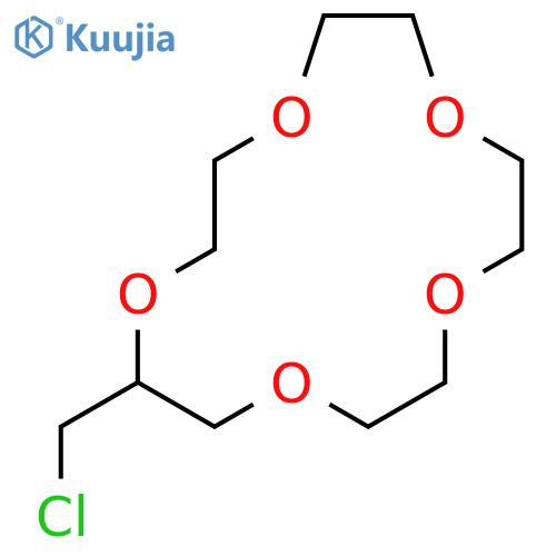 1,4,7,10,13-Pentaoxacyclopentadecane, 2-(chloromethyl)- structure