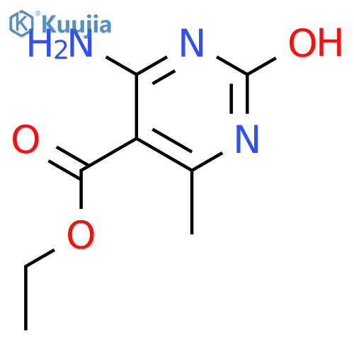 ethyl 4-amino-6-methyl-2-oxo-1H-pyrimidine-5-carboxylate structure