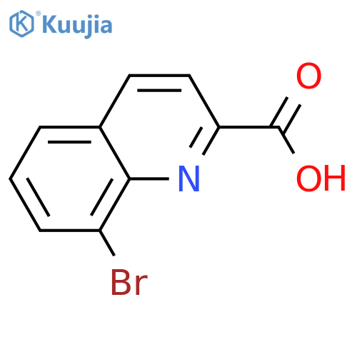 8-Bromoquinoline-2-carboxylic acid structure