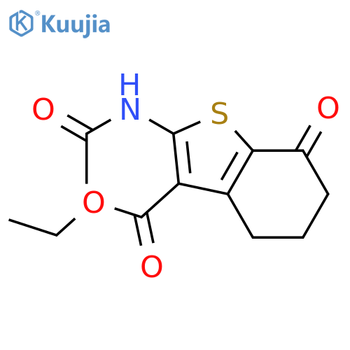 Ethyl 2-Acetamido-7-oxo-4,5,6,7-tetrahydro-1-benzothiophene-3-carboxylate structure