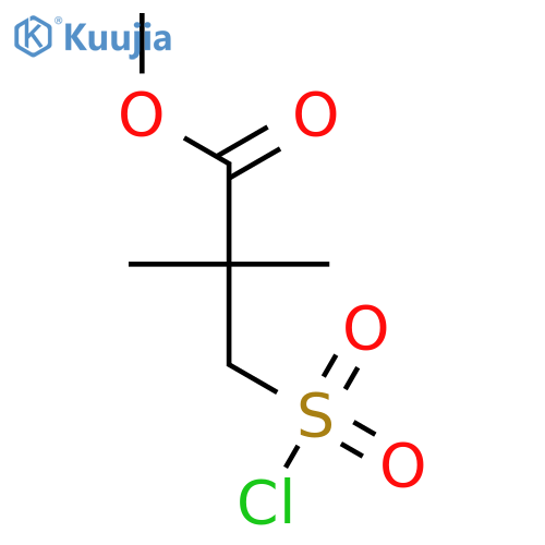 methyl 2,2-dimethyl-3-sulfopropanoate structure
