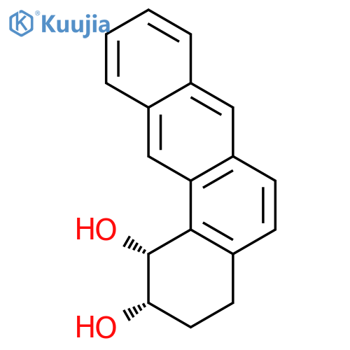 Benz[a]anthracene-1,2-diol, 1,2,3,4-tetrahydro-, (1R-cis)- structure