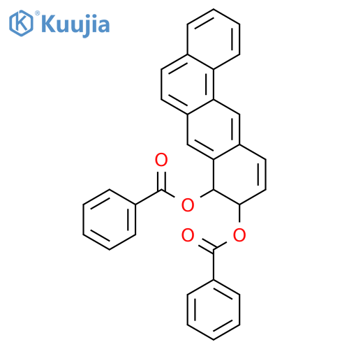 (8S,9R)-8,9-dihydrotetraphene-8,9-diyl dibenzoate structure