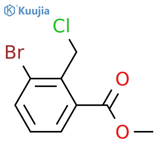 3-Bromo-2-chloromethyl-benzoic Acid methyl ester structure