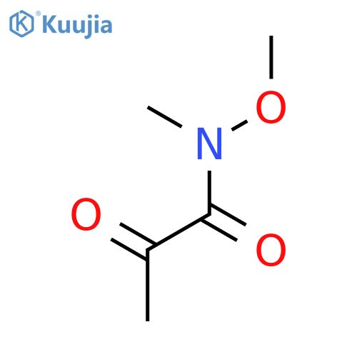 N-Methoxy-N-methyl-2-oxopropanamide structure