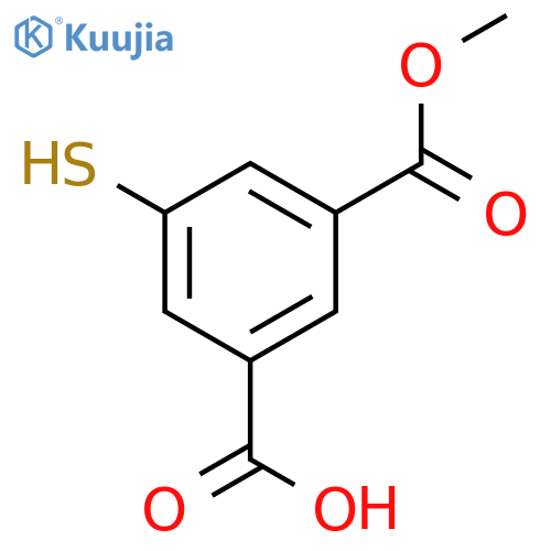 3-(methoxycarbonyl)-5-sulfanylbenzoic Acid structure
