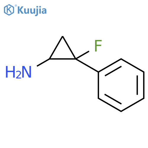 2-fluoro-2-phenylcyclopropan-1-amine structure
