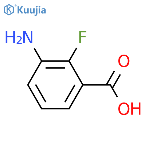 3-Amino-2-fluorobenzoic acid structure