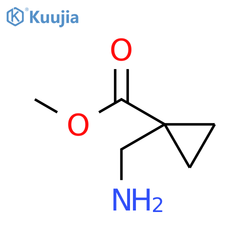 1-Aminomethyl-cyclopropanecarboxylic Acid Methyl Ester structure