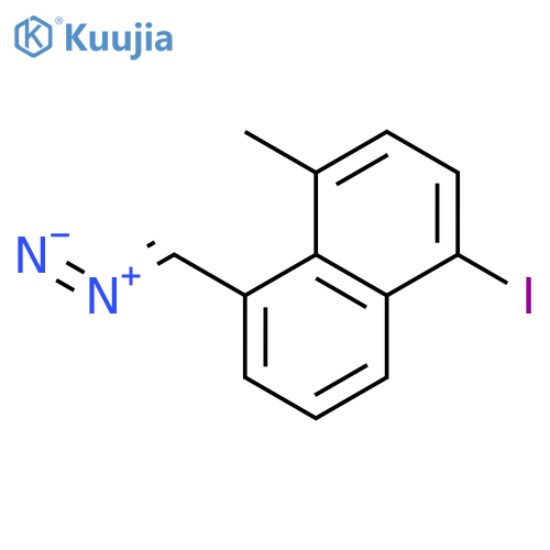 NAPHTHALENE, 5-(DIAZOMETHYL)-1-IODO-4-METHYL- structure