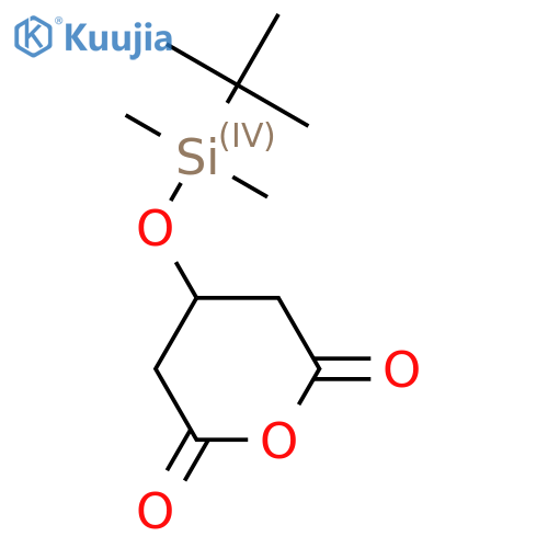 3-(tert-Butyldimethylsilyl)oxyglutaric Anhydride structure