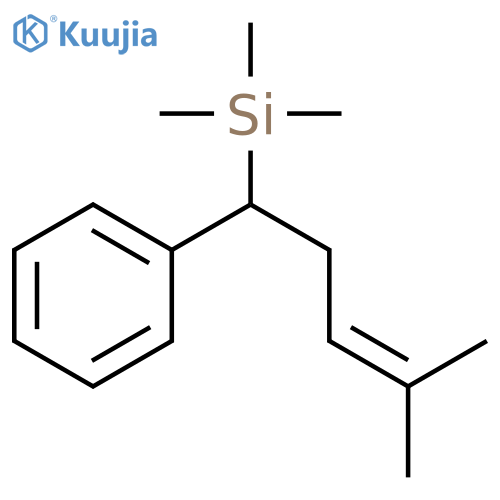 Silane, trimethyl(4-methyl-1-phenyl-3-pentenyl)- structure