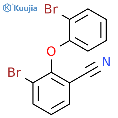 Benzonitrile, 3-bromo-2-(2-bromophenoxy)- structure