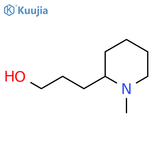 3-(1-methylpiperidin-2-yl)propan-1-ol structure
