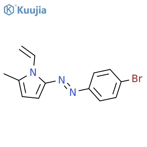 2-[2-(4-Bromophenyl)diazenyl]-1-ethenyl-5-methyl-1H-pyrrole structure