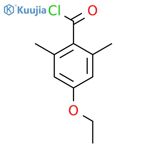 Benzoyl chloride,4-ethoxy-2,6-dimethyl- structure