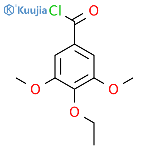BENZOYL CHLORIDE, 4-ETHOXY-3,5-DIMETHOXY- structure