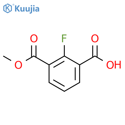 2-Fluoro-3-(methoxycarbonyl)benzoic acid structure
