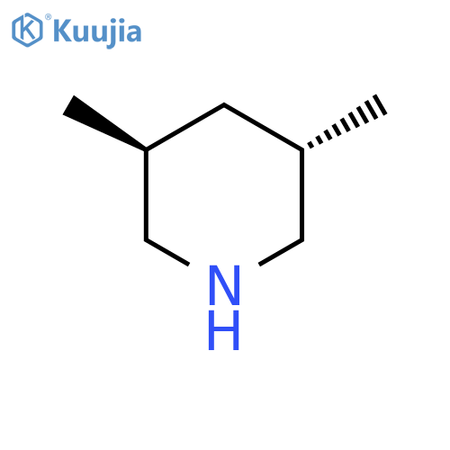 Piperidine, 3,5-dimethyl-, (3S,5S)- structure