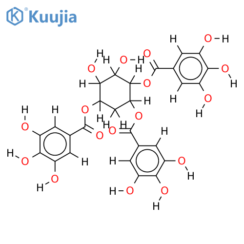 1,4,5-Tri-O-galloyl-proto-quercitol structure