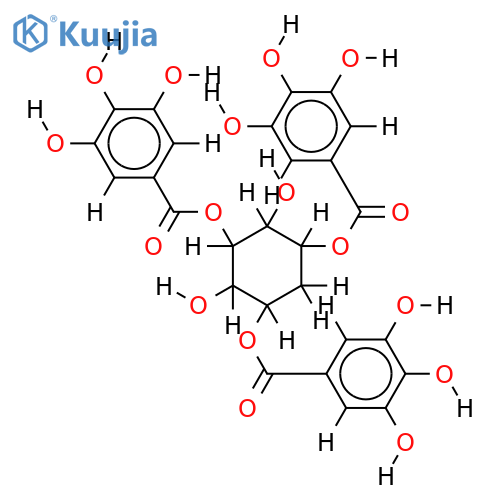1,3,5-Tri-O-galloyl-proto-quercitol structure