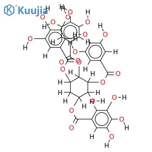 1,3,4,5-Tetra-O-galloyl-proto-quercitol structure