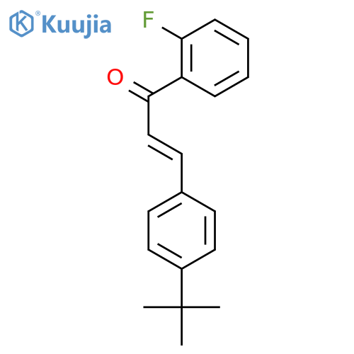 2-Propen-1-one, 3-[4-(1,1-dimethylethyl)phenyl]-1-(2-fluorophenyl)- structure