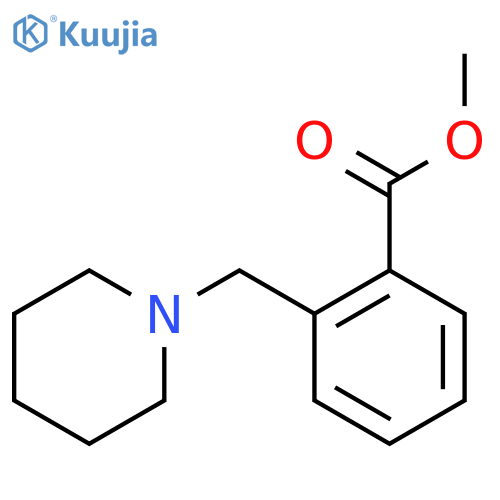 Methyl 2-(piperidin-1-ylmethyl)benzoate structure