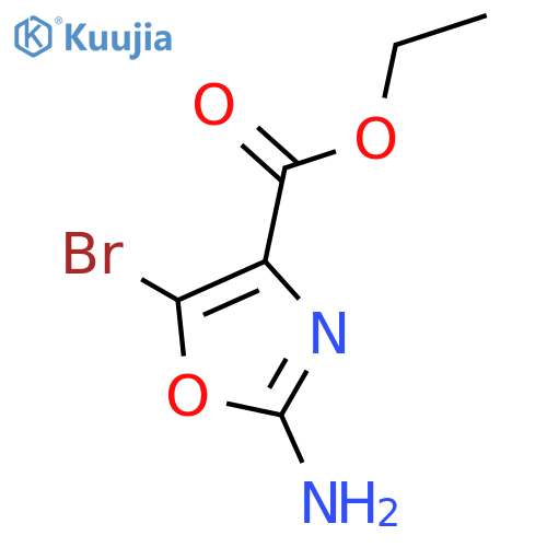 Ethyl 2-amino-5-bromo-1,3-oxazole-4-carboxylate structure