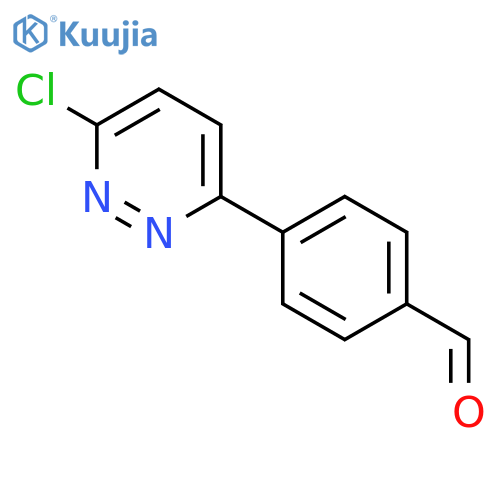 4-(6-Chloropyridazin-3-yl)benzaldehyde structure