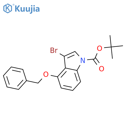 1-Boc-4-Benzyloxy-3-bromoindole structure
