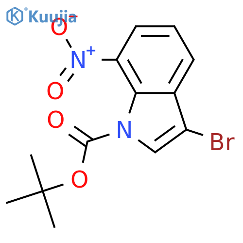 1-Boc-3-bromo-7-nitroindole structure