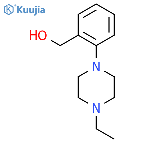 2-(4-Ethylpiperazin-1-yl)phenylmethanol structure