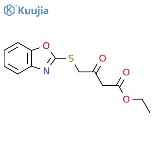 ethyl 4-(benzodoxazol-2-ylthio)-3-oxobutanoate structure