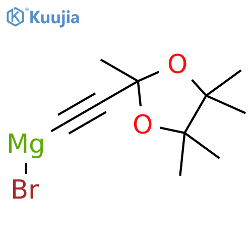MAGNESIUM, BROMO[(2,4,4,5,5-PENTAMETHYL-1,3-DIOXOLAN-2-YL)ETHYNYL]- structure