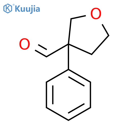 3-phenyloxolane-3-carbaldehyde structure