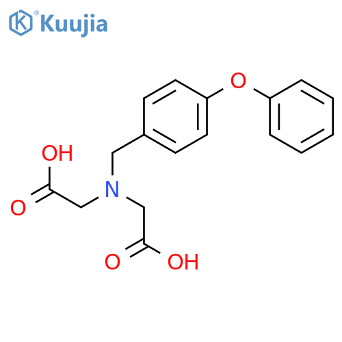 GLYCINE, N-(CARBOXYMETHYL)-N-[(4-PHENOXYPHENYL)METHYL]- structure