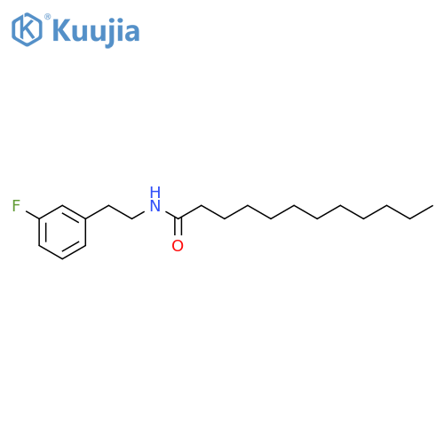 N-(3-Fluorophenethyl)dodecanamide structure