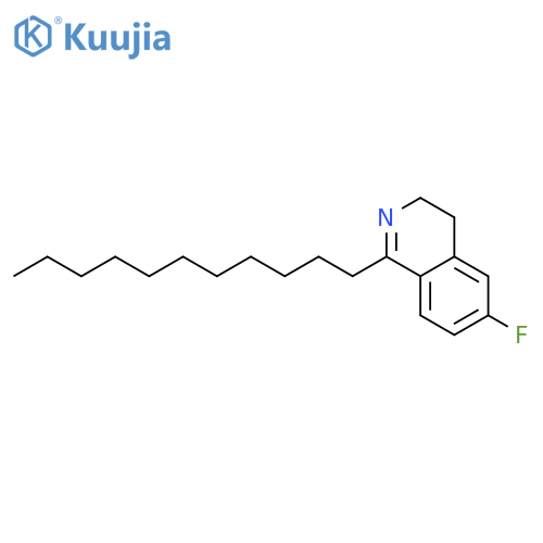 6-Fluoro-1-undecyl-3,4-dihydroisoquinoline structure