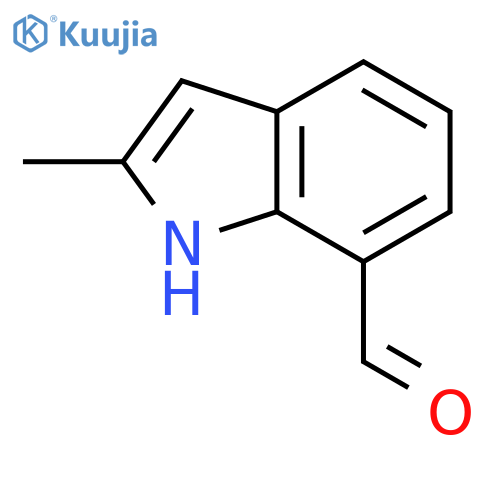 2-Methylindole-7-carboxaldehyde structure