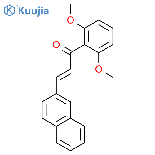 2-Propen-1-one, 1-(2,6-dimethoxyphenyl)-3-(2-naphthalenyl)- structure