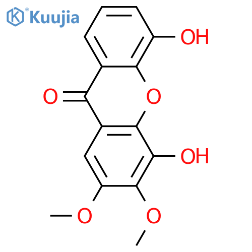 2,3,4,5-Tetrahydroxyxanthone; 2,3-Di-Me ether structure