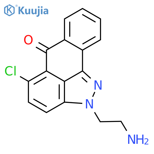 ANTHRA[1,9-CD]PYRAZOL-6(2H)-ONE, 2-(2-AMINOETHYL)-5-CHLORO- structure