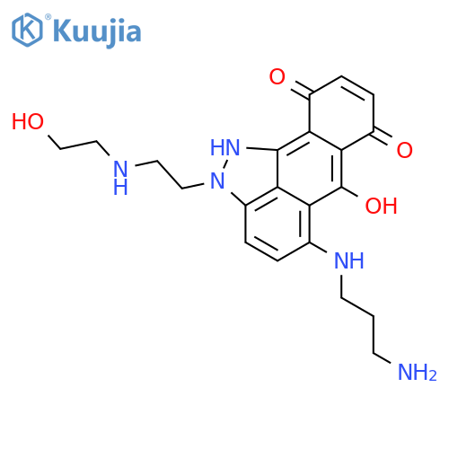 Dibenz[cd,g]indazol-6(2H)-one,5-[(3-aminopropyl)amino]-7,10-dihydroxy-2-[2-[(2-hydroxyethyl)amino]ethyl]- structure