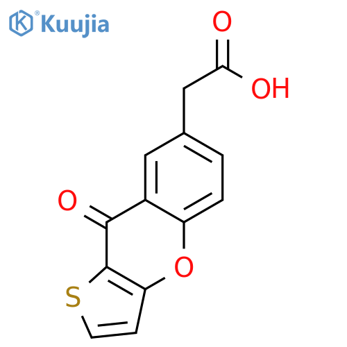9H-THIENO[3,2-B][1]BENZOPYRAN-7-ACETIC ACID, 9-OXO- structure